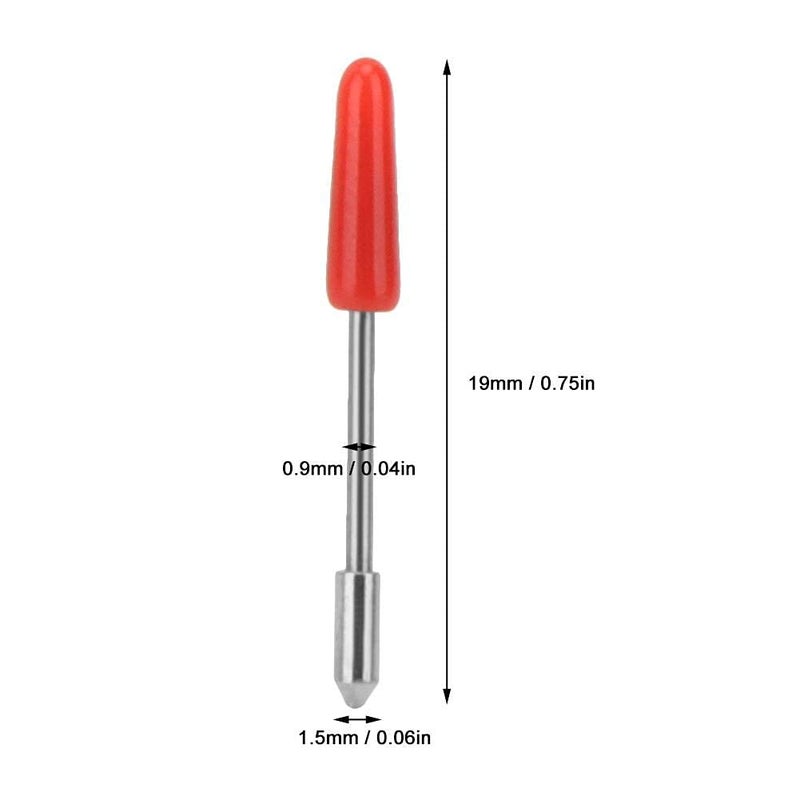 Hilitand 15Pcs 45Â° CB09 Blade Holder CB09 Blades High Quanlity Holder Cutting Plotter Holder for Cutter Plotter Lettering and Cutting 19mm - Image 2